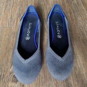 Rothy’s Grey Rounded-Toe Flats Size 11
